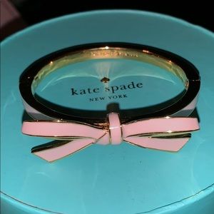 KATE SPADE pink bow bangle